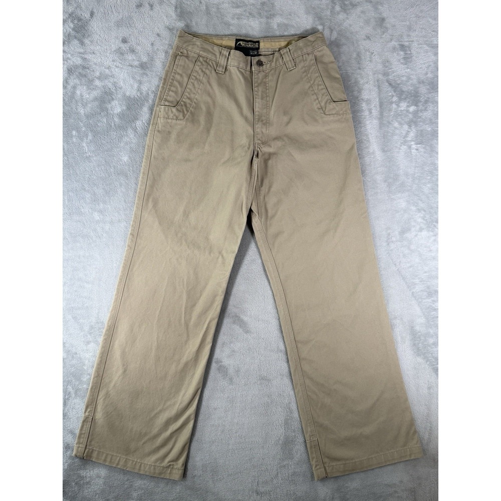 Mountain Khaki Pants Men's 30x30 Beige Canvas Hiking Outdoor